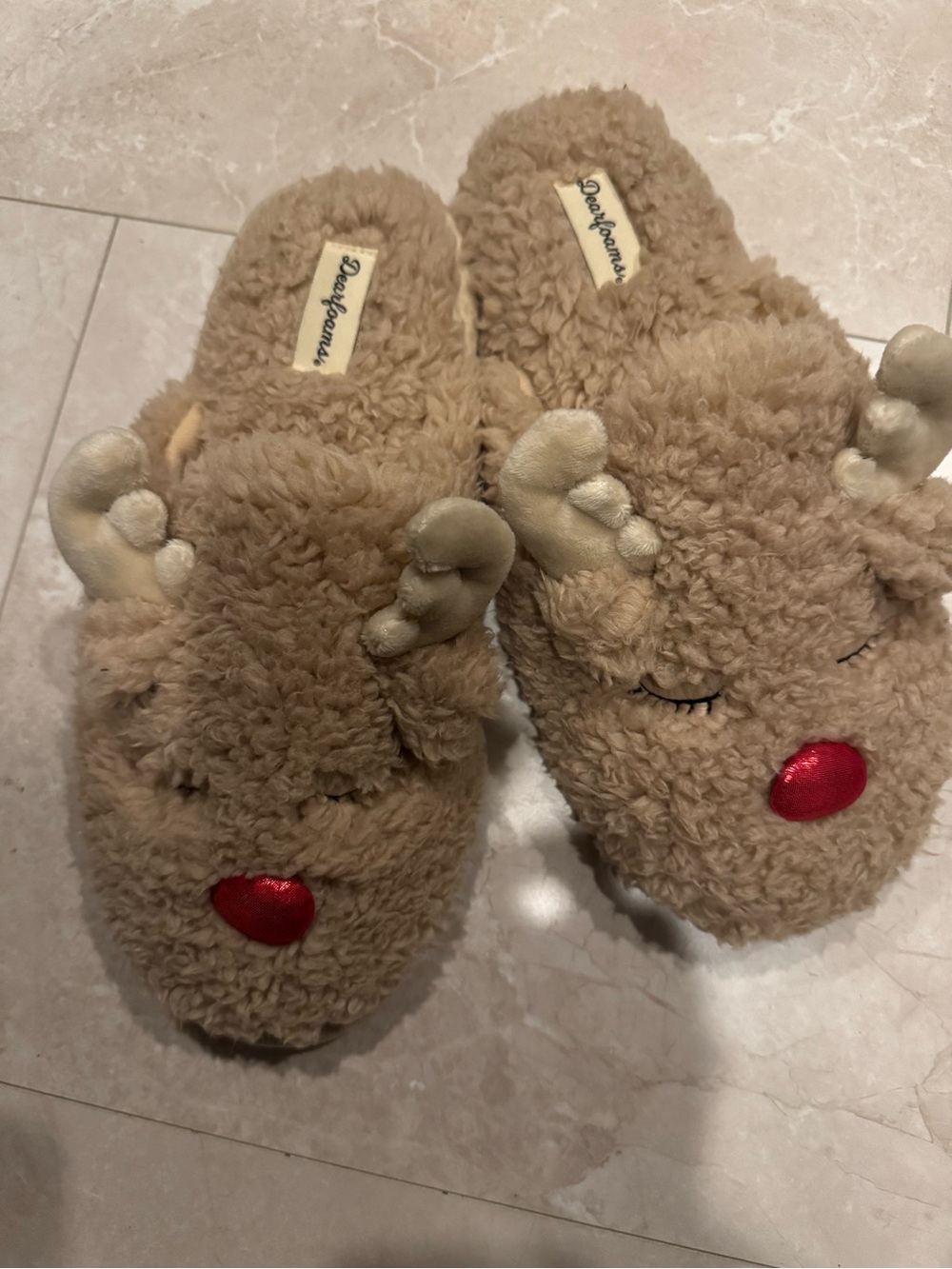 Dearfoams Plush Slipper Mules